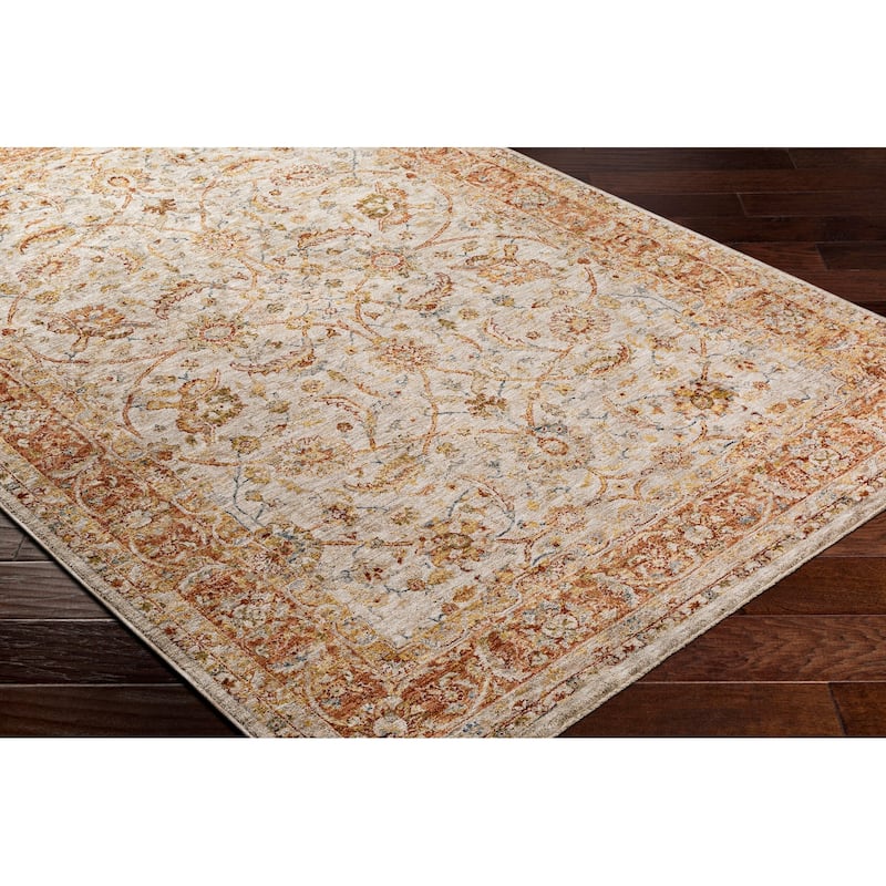 Livabliss Transitional Mona Lisa Medallion Area Rug
