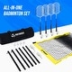 preview thumbnail 6 of 6, Patiassy Badminton Set for Backyard, Portable Badminton Net for Lawn Beach Family Games