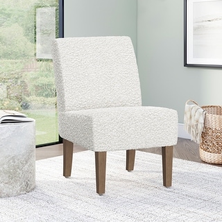 Hillsdale Brook Hill Upholstered Accent Chair White 33H x 22 25W x