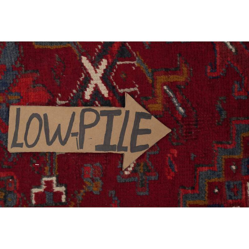 Hand Knotted Oriental 100% Wool Carpet Traditional Medallion Red Heriz Area Rug - 12' 10'' X 9' 10''