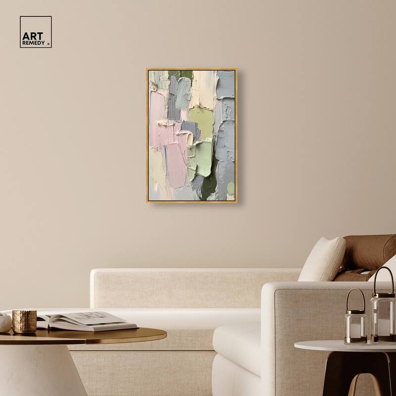 Creamy Contours II Canvas by Art Remedy