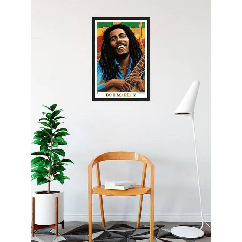 Bob Marley Tuff Gong Framed Poster - 24 x 36 Inch