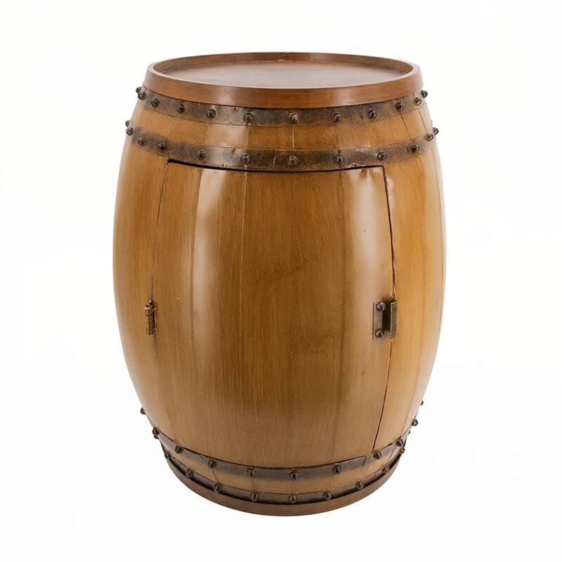 20.5x20.5x24" Drum Side Table