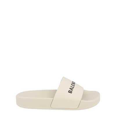 Balenciaga Logo Pool Slides