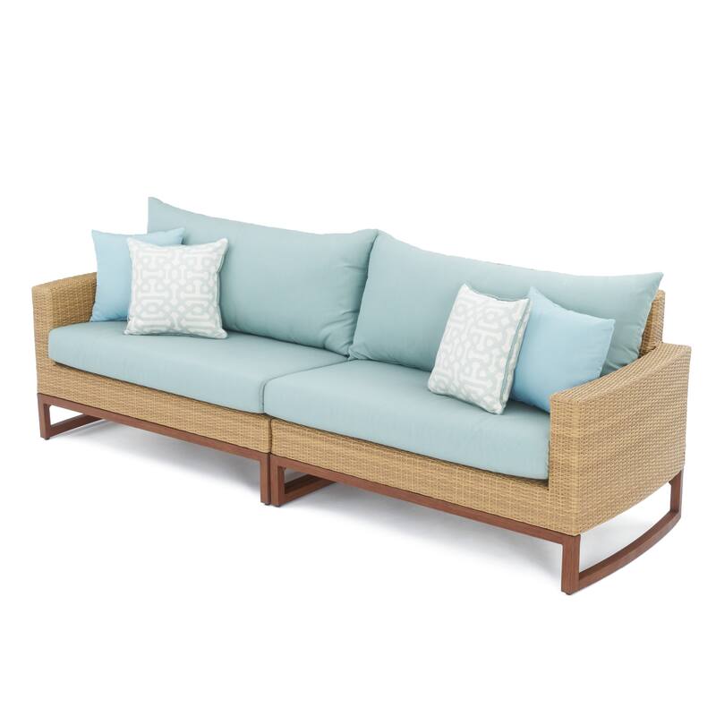 Mili 6 Piece Sunbrella Outdoor Patio Sectional and Table