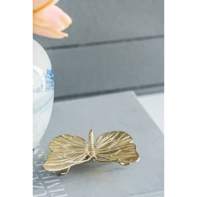 A&B Home Set of 4 Cast Iron Insect Decorations