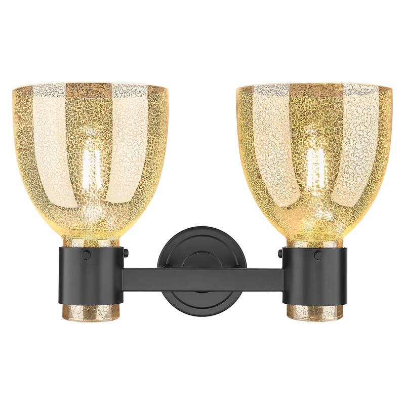 Innovations Lighting 464-2W-G464D-7ME Lawton Bell 2 Light 16" Wide
