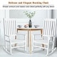 preview thumbnail 28 of 30, Gymax Wooden Rocking Chair Porch Rocker High Back Garden Seat For - See Details