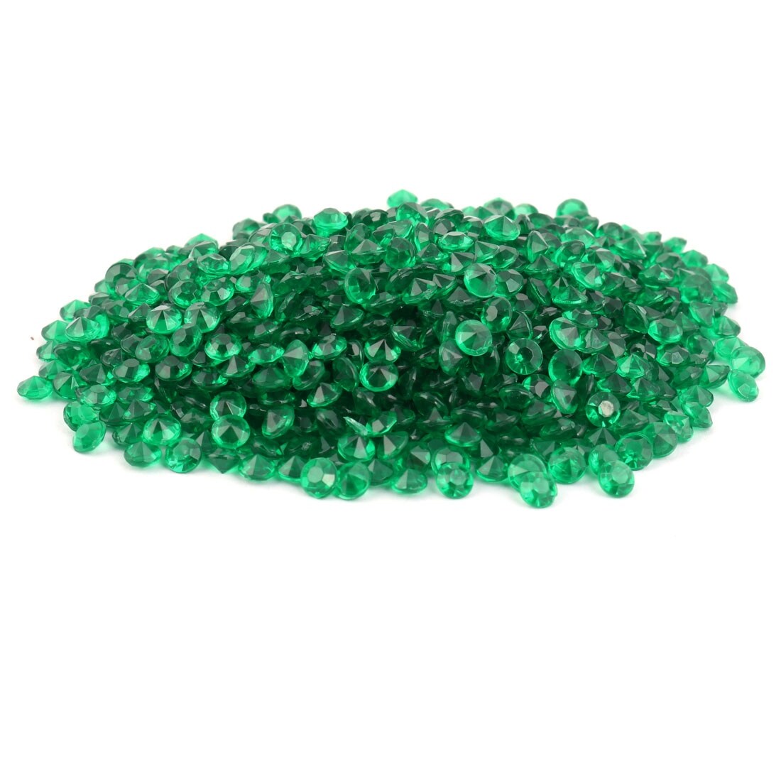 Shop Plastic Crystal Beads Wedding Party Decor Dark Green 4 5mm
