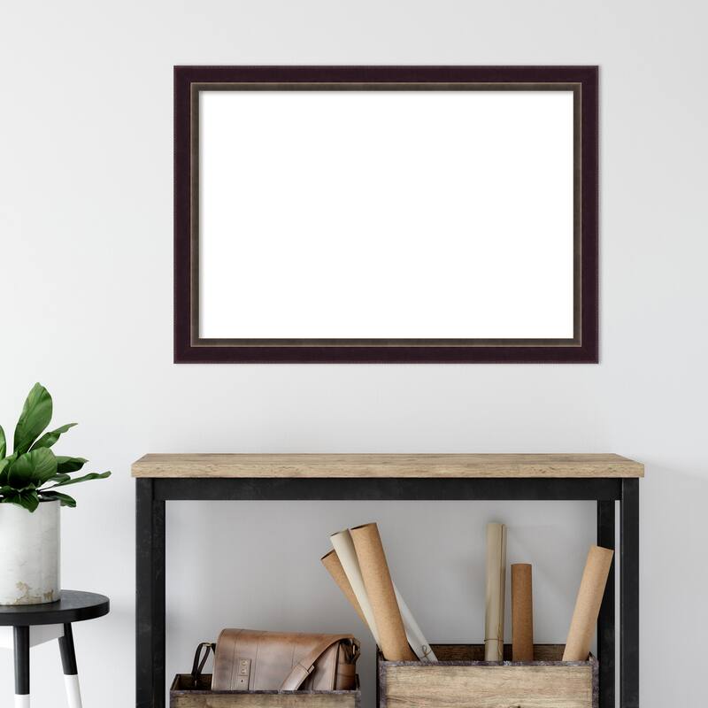 Amanti Art Signore Bronze Framed Dry Erase Magnetic Board