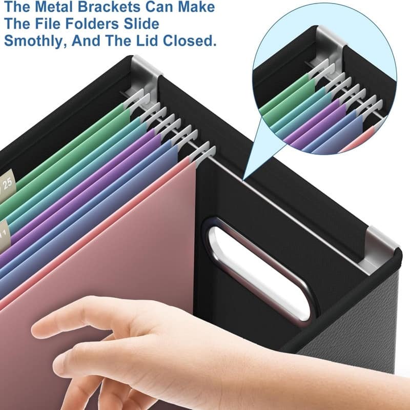 Leather File Organizer Boxes with Mesh Pocket Bed Bath & Beyond