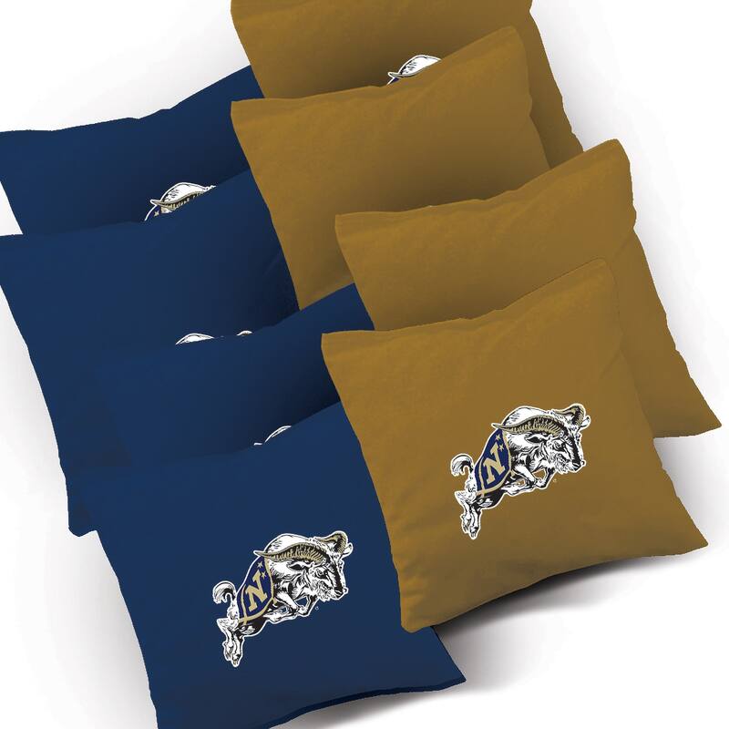 Naval Academy Midshipmen Striped NCAA Team Cornhole Boards