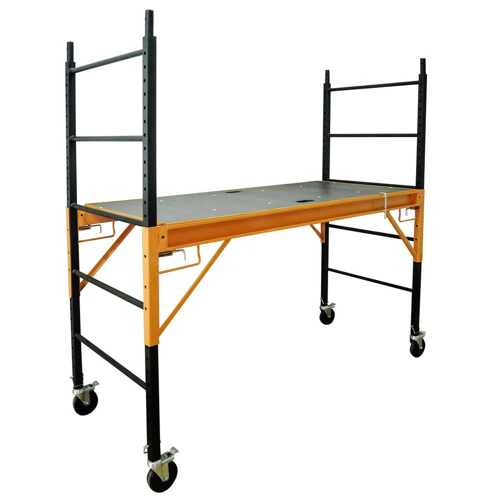 6 Ft. Multi Use Scaffold with Anti-Slip Platform