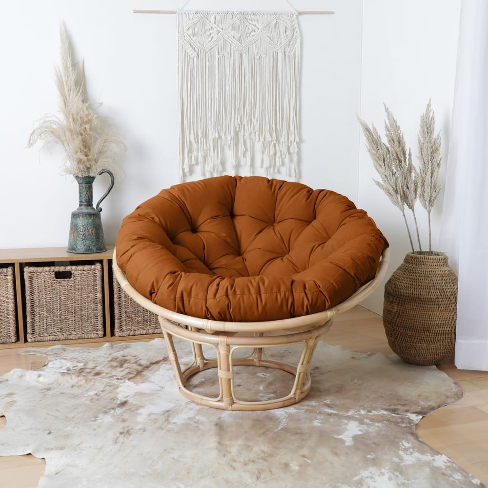 Sorra Home Round Papasan Cushion (Cushion Only)