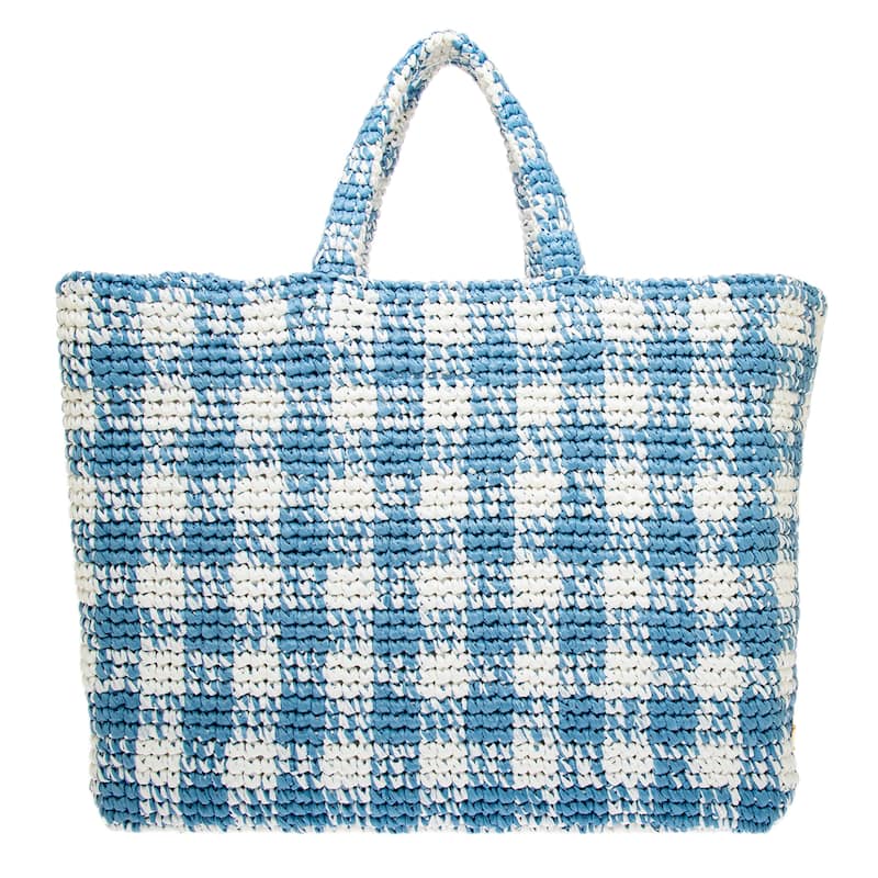Prada Large Crochet Tote Bag