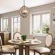 preview thumbnail 16 of 21, Modern Farmhouse 1/3-Light Wood Rustic Chandelier Lantern for Kitchen Island