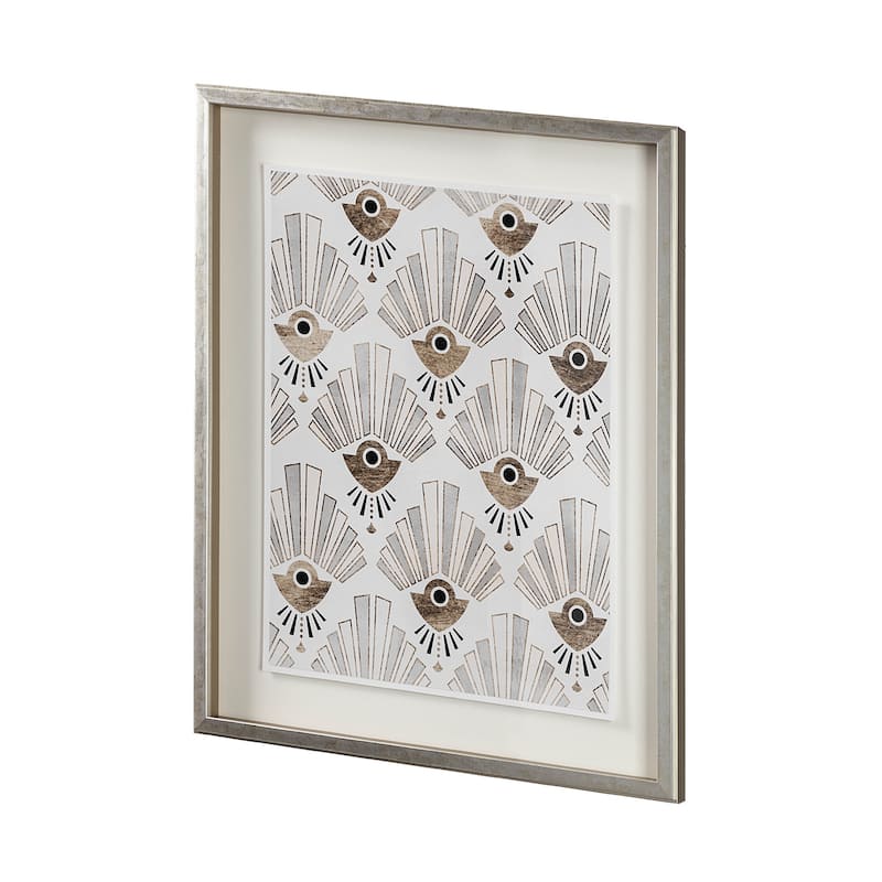 Deco Patterning III Framed Art Print