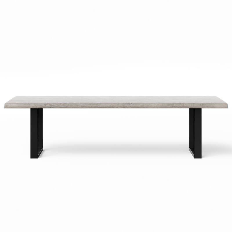 Urbia Brooks Solid Acacia Dining Table - U Base