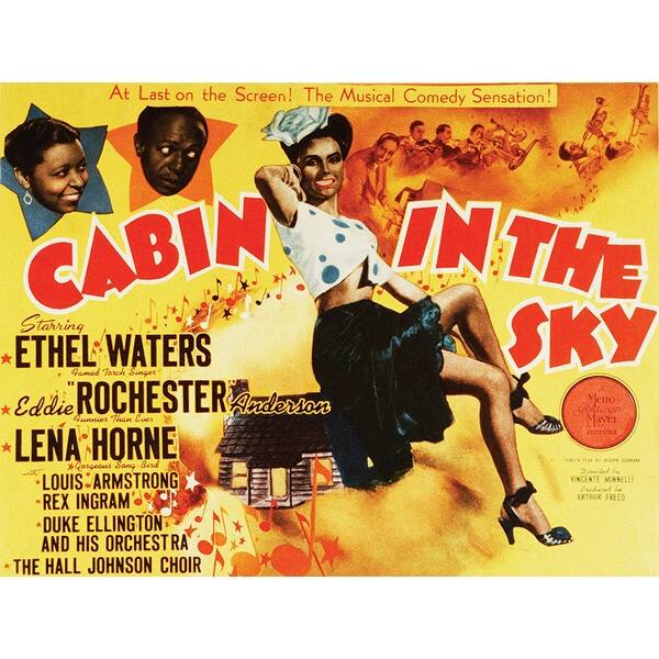 Shop Cabin In The Sky Movie Poster 1943 Overstock 12301382