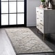 preview thumbnail 11 of 52, Nuloom Becca Traditional Tiled Area Rug Charcoal - Runner - 2' 6" x 8'
