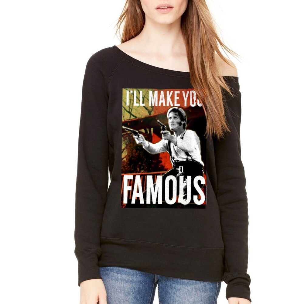 Shop Young Guns Famous Women S Black Sweatshirt Free Shipping On