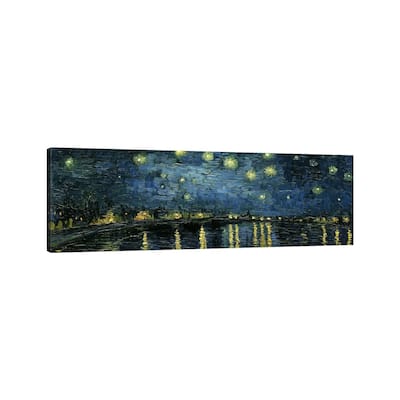 iCanvas "Starry Night Over The Rhone" by Vincent van Gogh Canvas Print