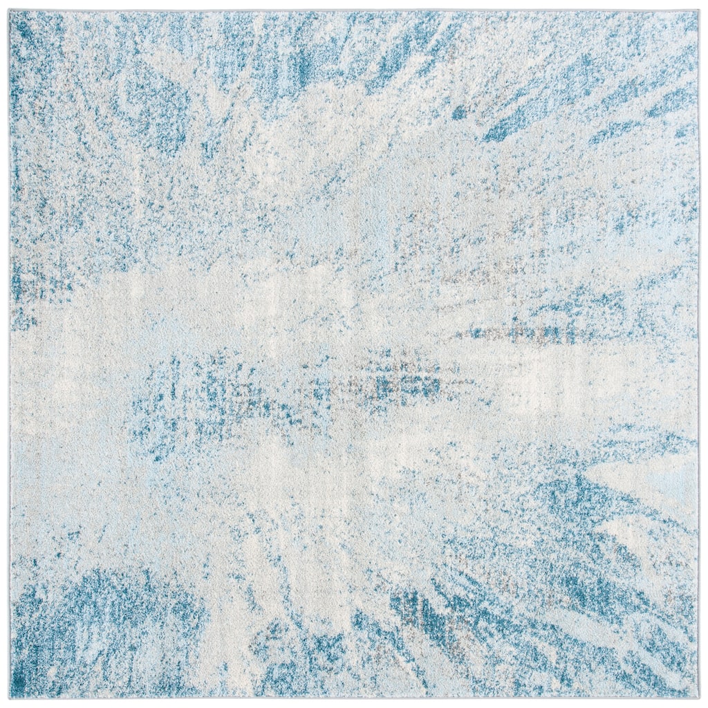 SAFAVIEH Tulum Hortense Modern Abstract Burst Rug - 6'7" Square