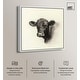 preview thumbnail 2 of 60, Darkness in Detail of Cow Canvas Animal Art Prints by Art Remedy