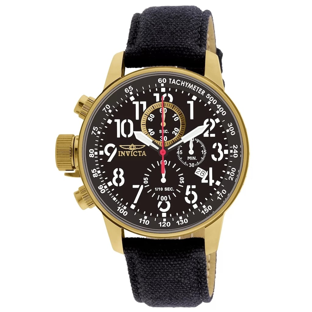 Invicta Men's 1515 I-Force Quartz Chronograph Black Dial Watch