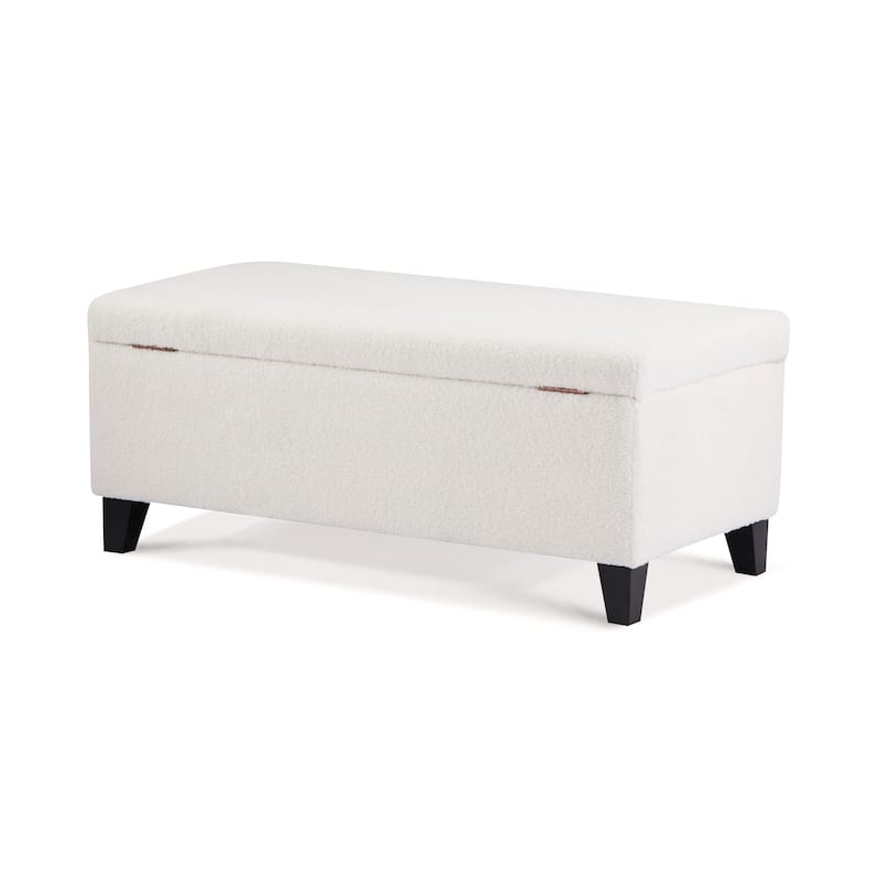 Breanna Floral Upholstered Storage Ottoman by Christopher Knight Home