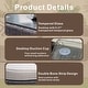 preview thumbnail 8 of 33, 5-piece Patio Aluminum Wicker Daybed Sectional Sofa Set with 1 Side Table and 2 Ottomans