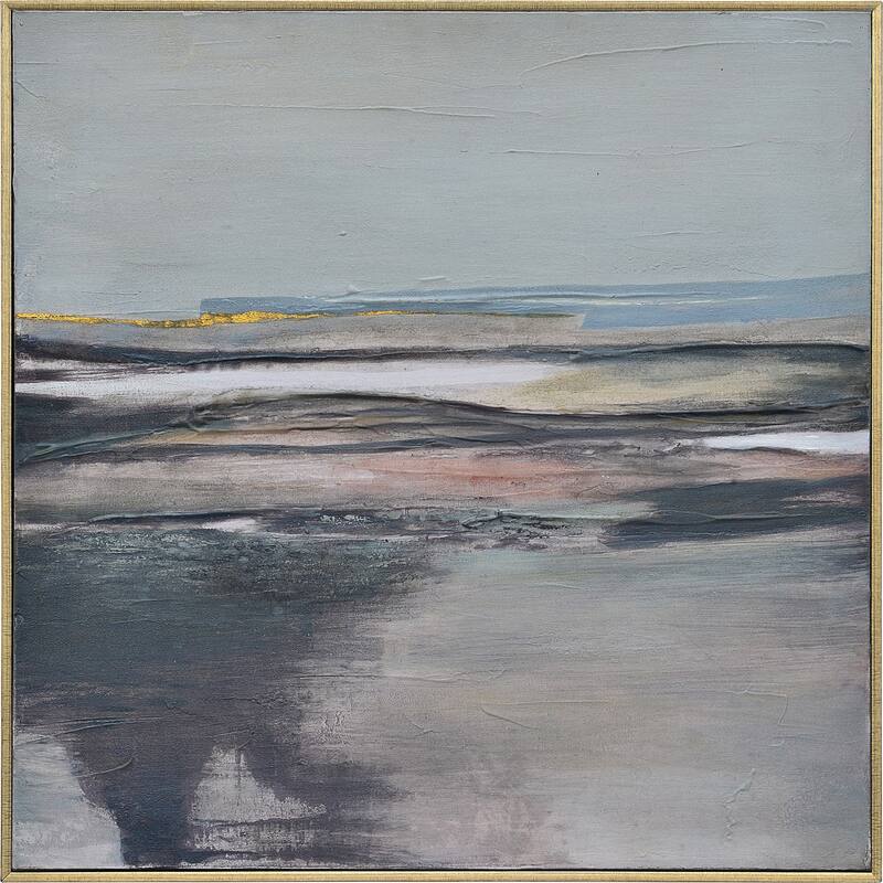 Renwil Salinas 24" Wide Canvas Art, Grey