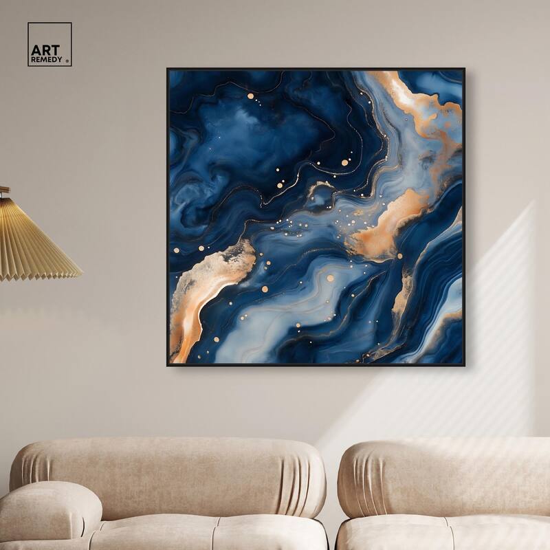 Deep Sea Geode III Canvas by Art Remedy