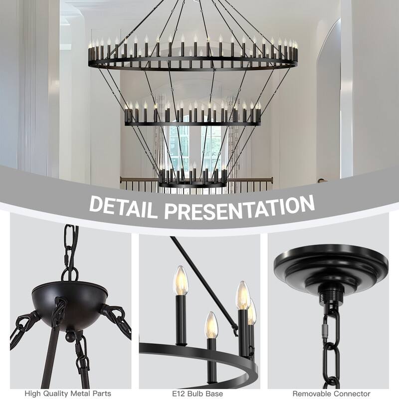 Wagon Wheel Chandelier Collection - Rustic Farmhouse Lighting for Every Space