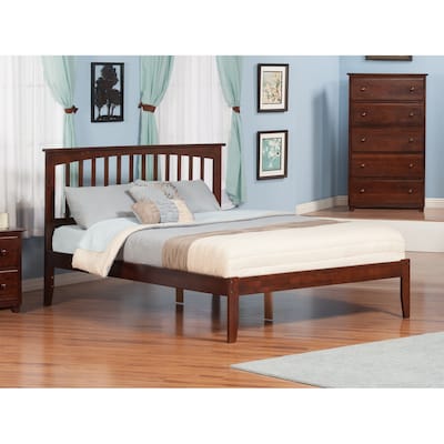 Mission King Platform Bed in Walnut