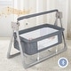 preview thumbnail 9 of 12, Electric Baby Swing crib For Infants Baby