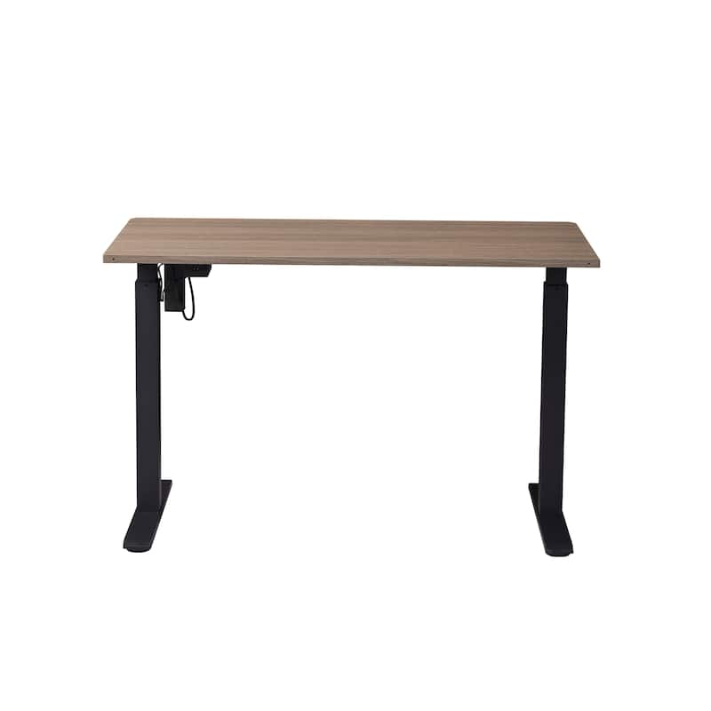 KOWO K304 55 Inch Electric Height Adjustable Desk Sit to Stand Workstation for Home Office, Ergonomic Computer Desk with Memory