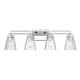 Lyna 4 Light 30.5 inch Chrome Vanity Light