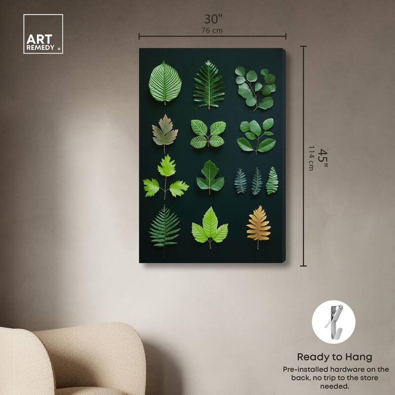 Leaf Library I Canvas by Art Remedy, Gallery Wrapped