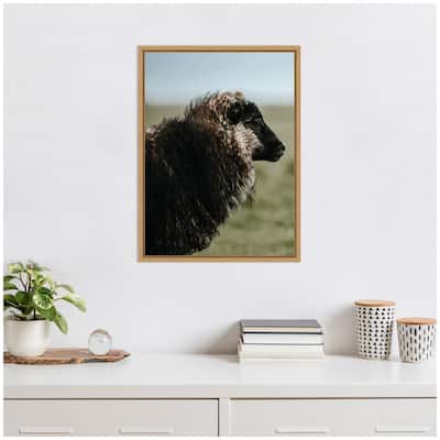 Kate and Laurel Sylvie Sheeply in Love 1 Framed Canvas by Michael Schauer