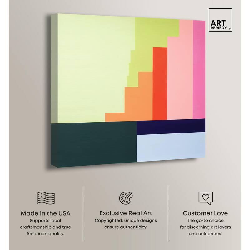 Rectilinear Rhapsody I Canvas by Art Remedy, Gallery Wrapped