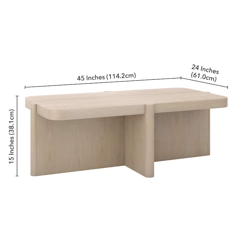Laguna 45" Wide Rectangular Coffee Table - 45" Wide