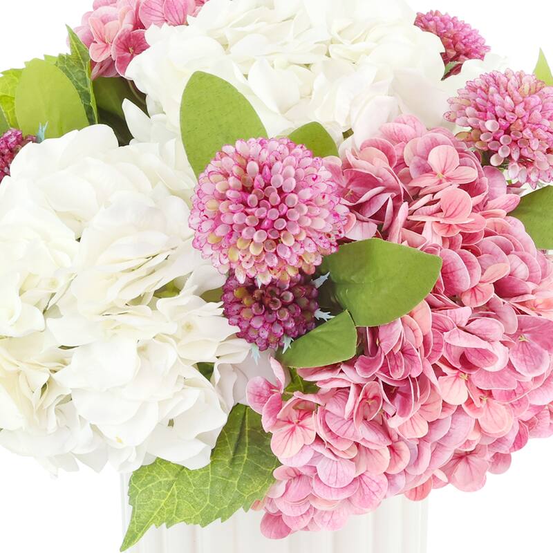 Hydrangea and Dahlia Centerpiece - 16