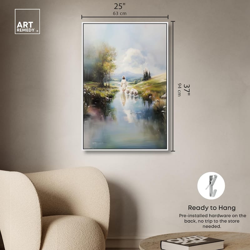 Caretaker's Calm Crossing II Canvas by Art Remedy