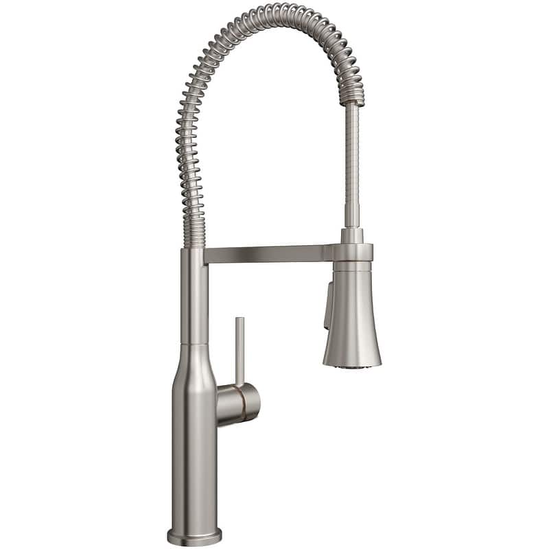 PROFLO PFXC5027 1.5 GPM Single Hole Pre-Rinse Kitchen Faucet with Pull