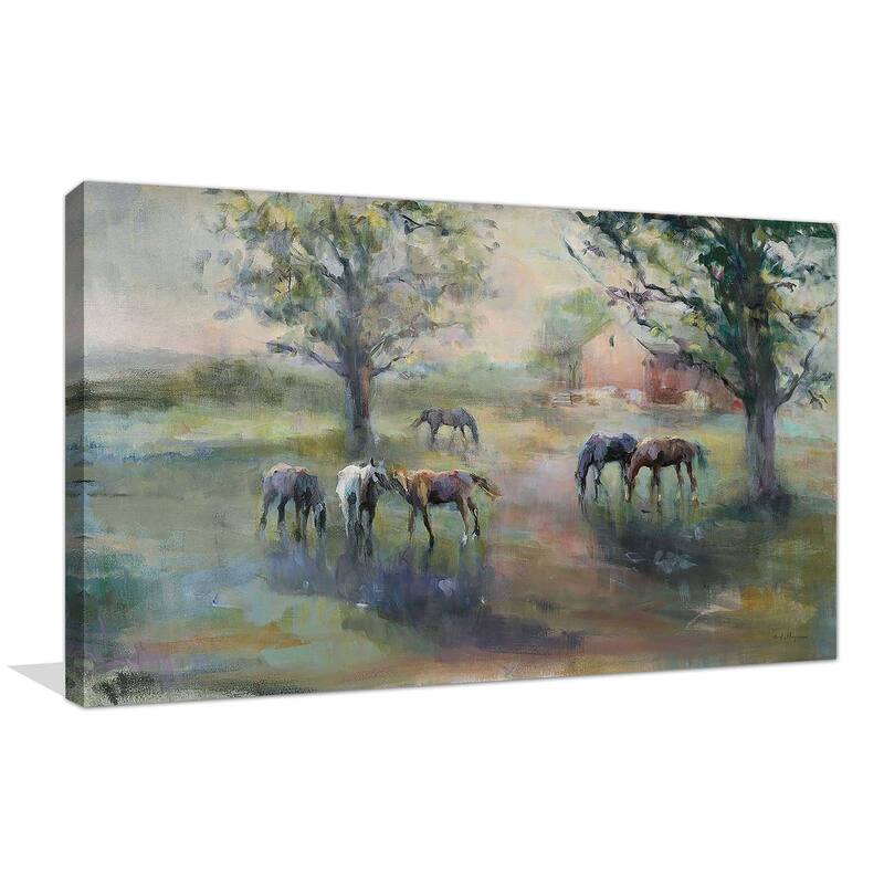 "Daybreak on the Farm" by Marilyn Hageman Print on Canvas