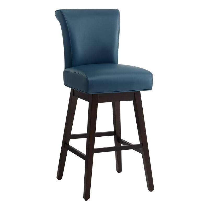 Spruce & Spring Noah Upholstered 26-inch Counter Height Swivel Barstool Set