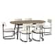 Option Light Beige Top / Light Grey-Beige / Black Metal