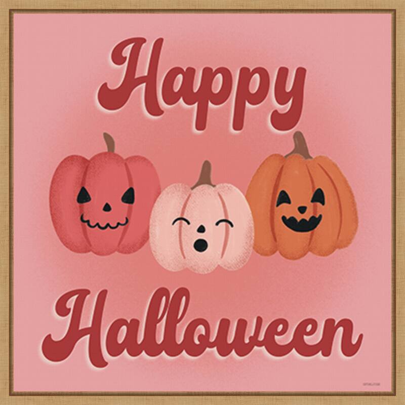 Hometown Halloween XV by Softshell Studio Framed Canvas Wall Art Print