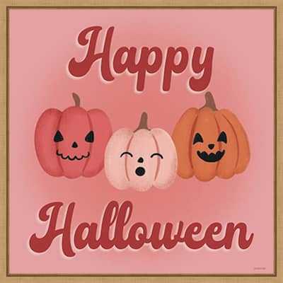 Hometown Halloween XV by Softshell Studio Framed Canvas Wall Art Print